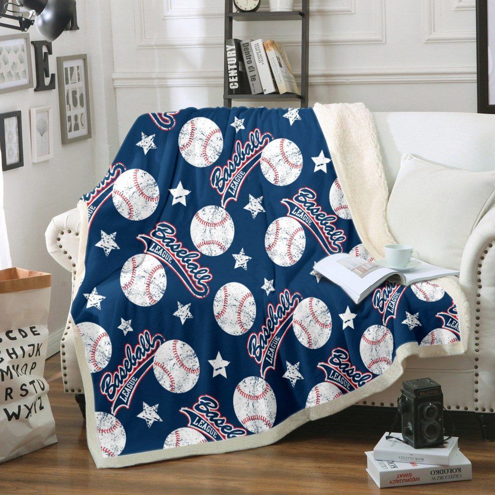 Baseball Sherpa Fleece