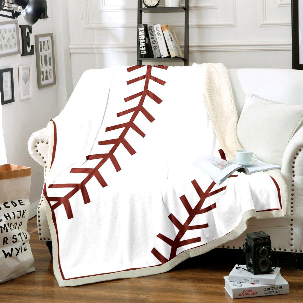 Baseball Sherpa Fleece