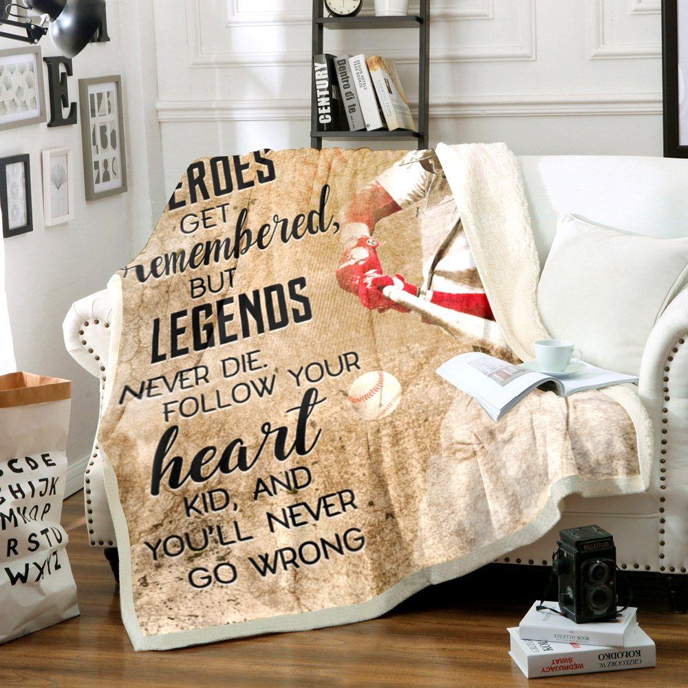 Baseball Sherpa Fleece