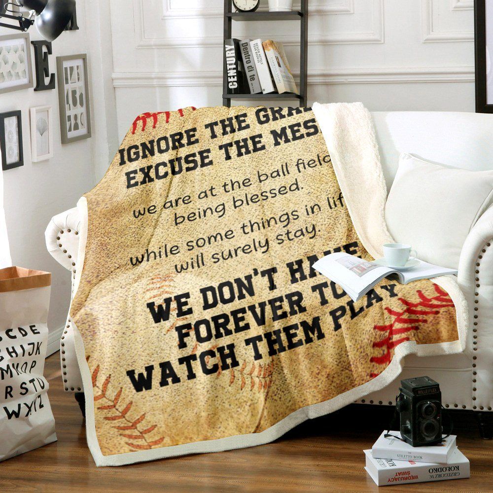 Baseball Sherpa Fleece