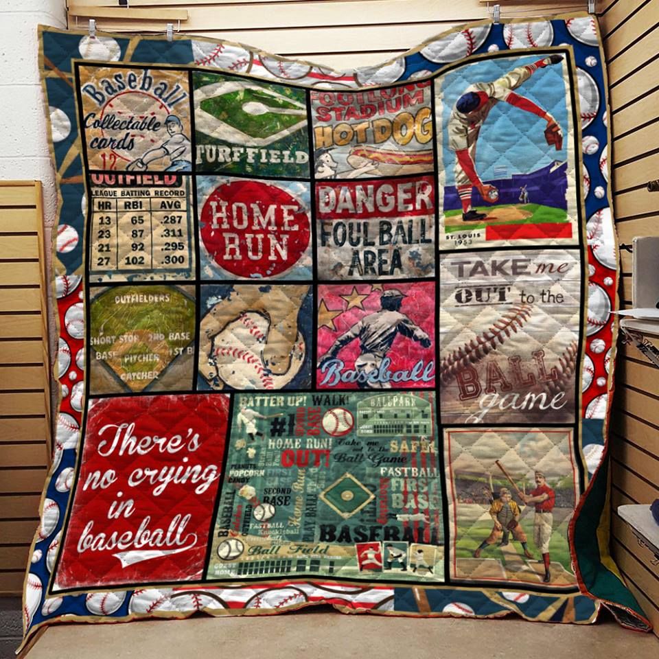 Baseball Home Run Quilt Blanket Dhc04011999Dd