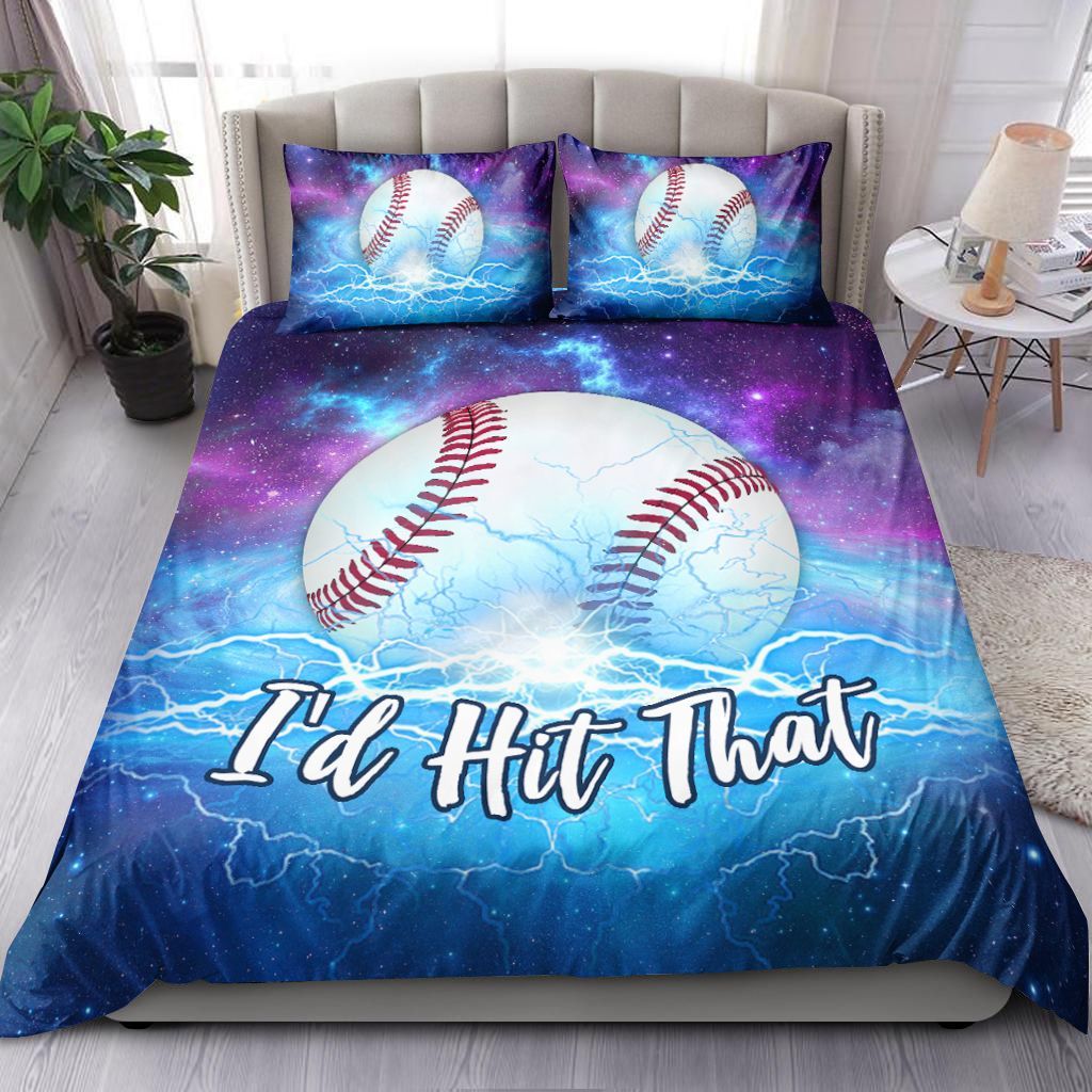 Baseball I Would Hit That Bedding Set