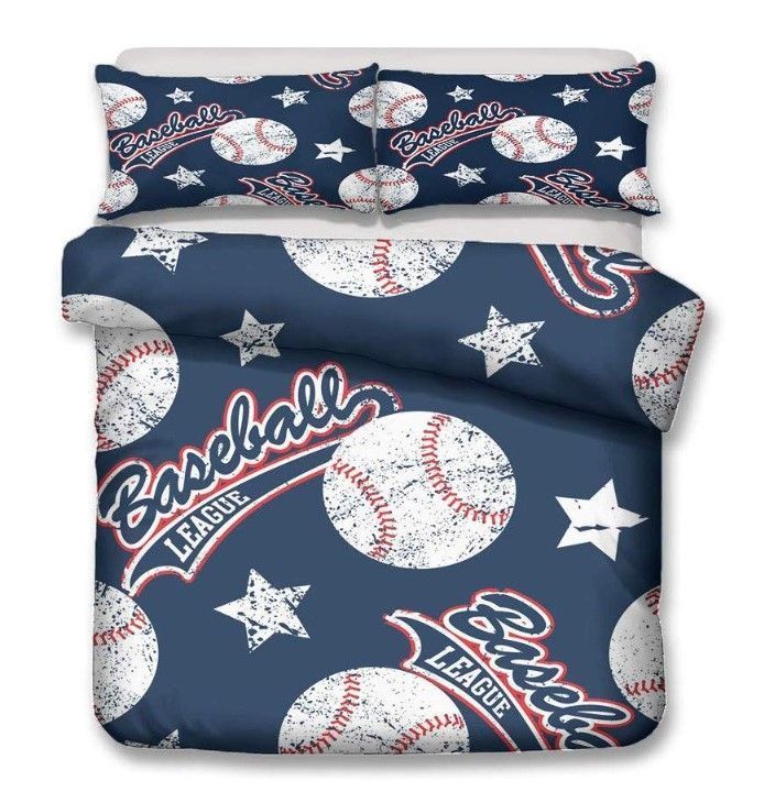 Baseball League Bedding Set