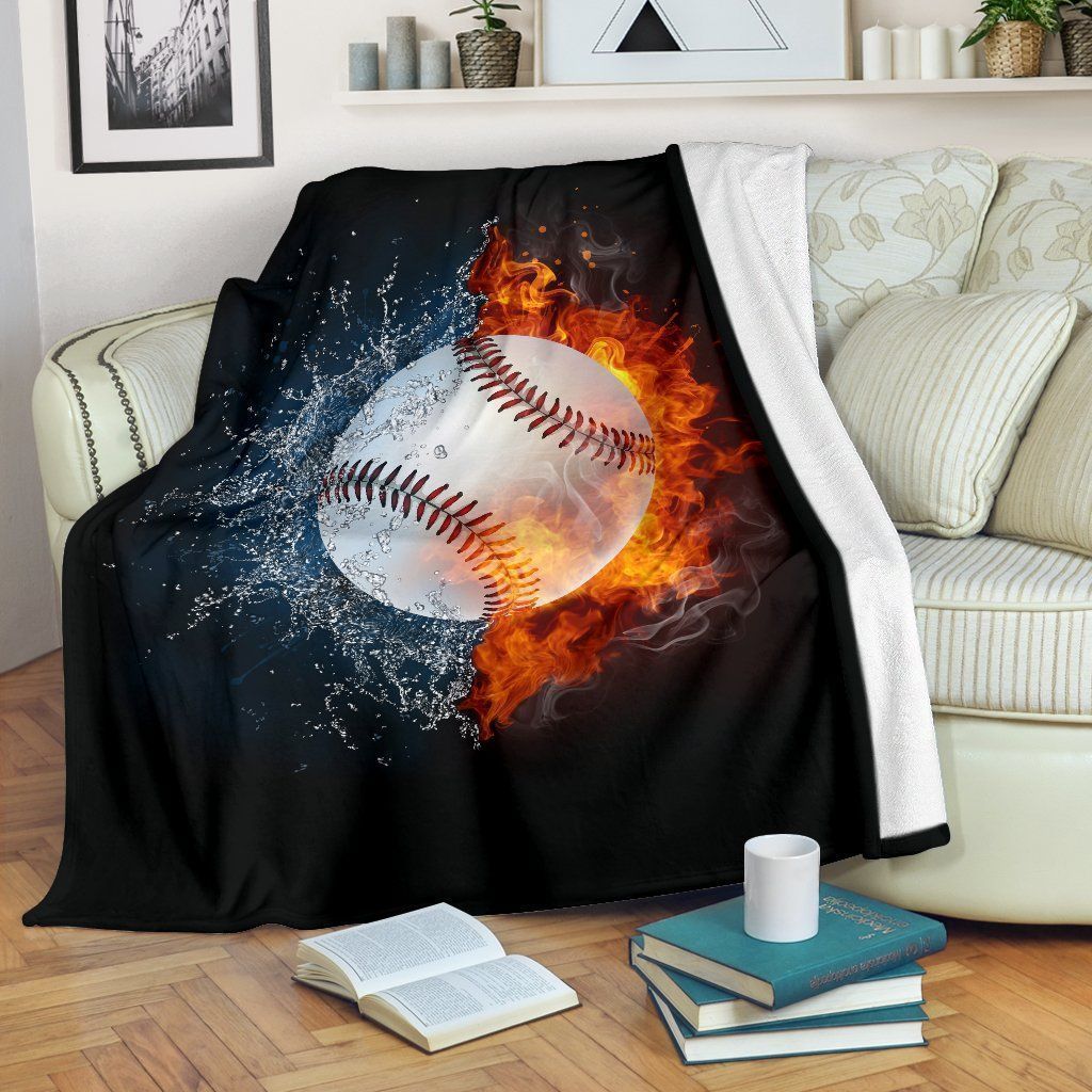 Baseball Lovers Sherpa Fleece Blanket