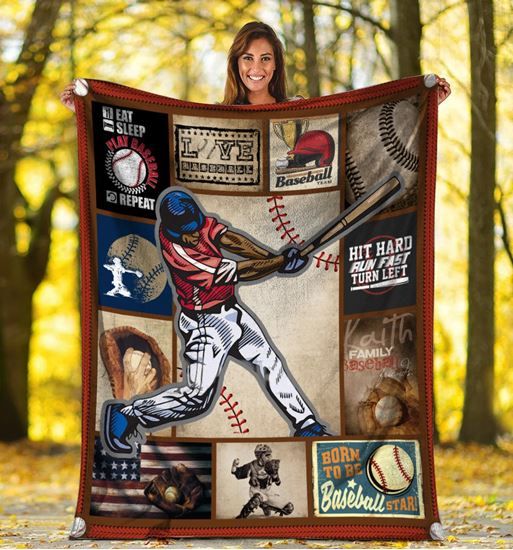 Baseball Fleece Blanket
