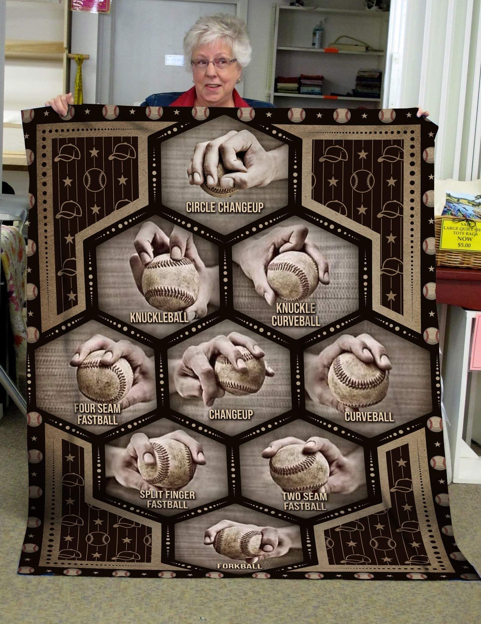 Baseball Fleece Blanket