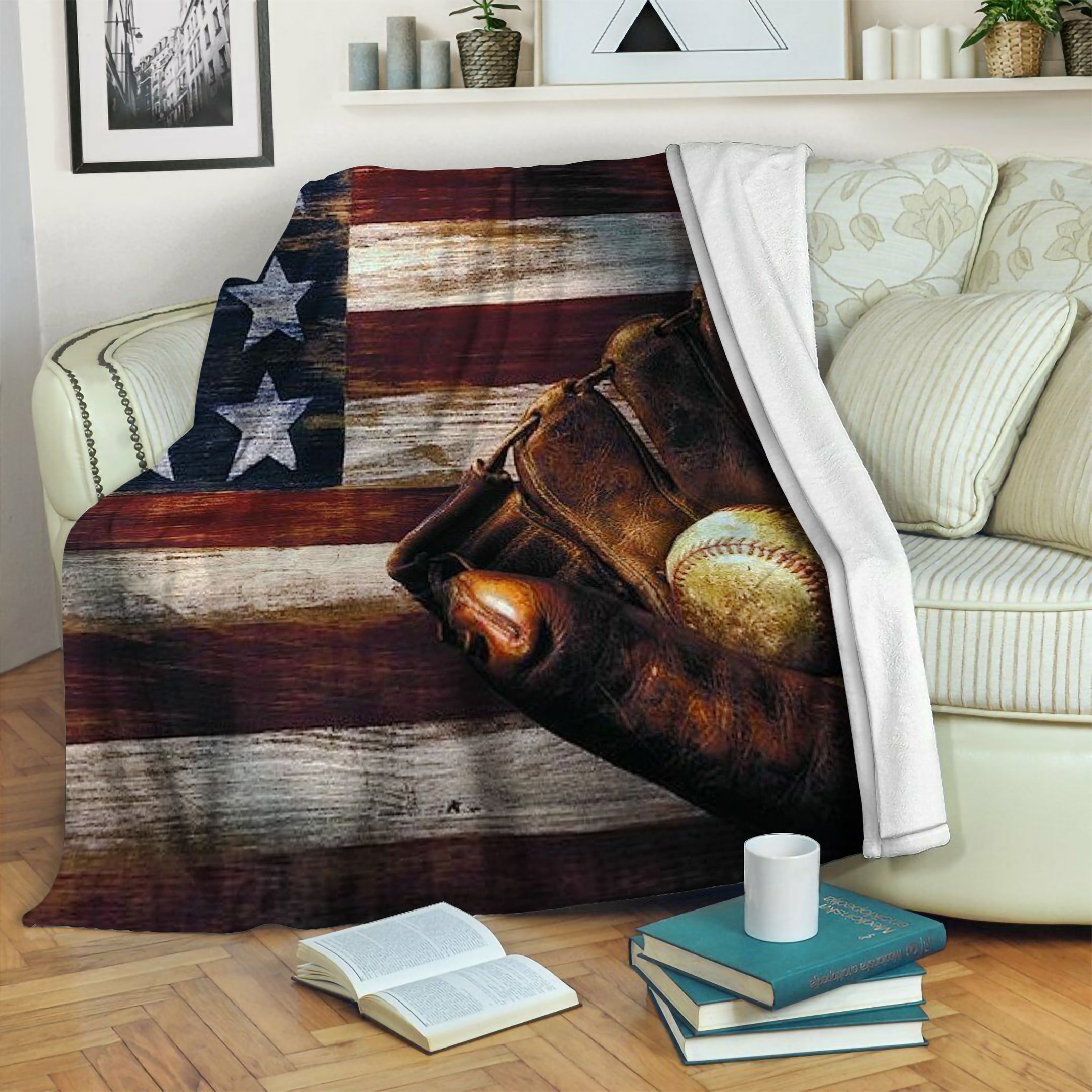 Baseball Fleece Blanket