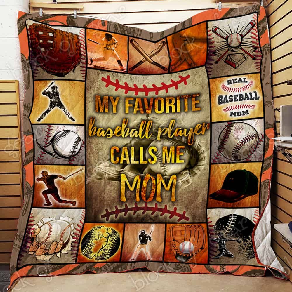 Baseball Mom CL19100089MDQ Quilt Blanket