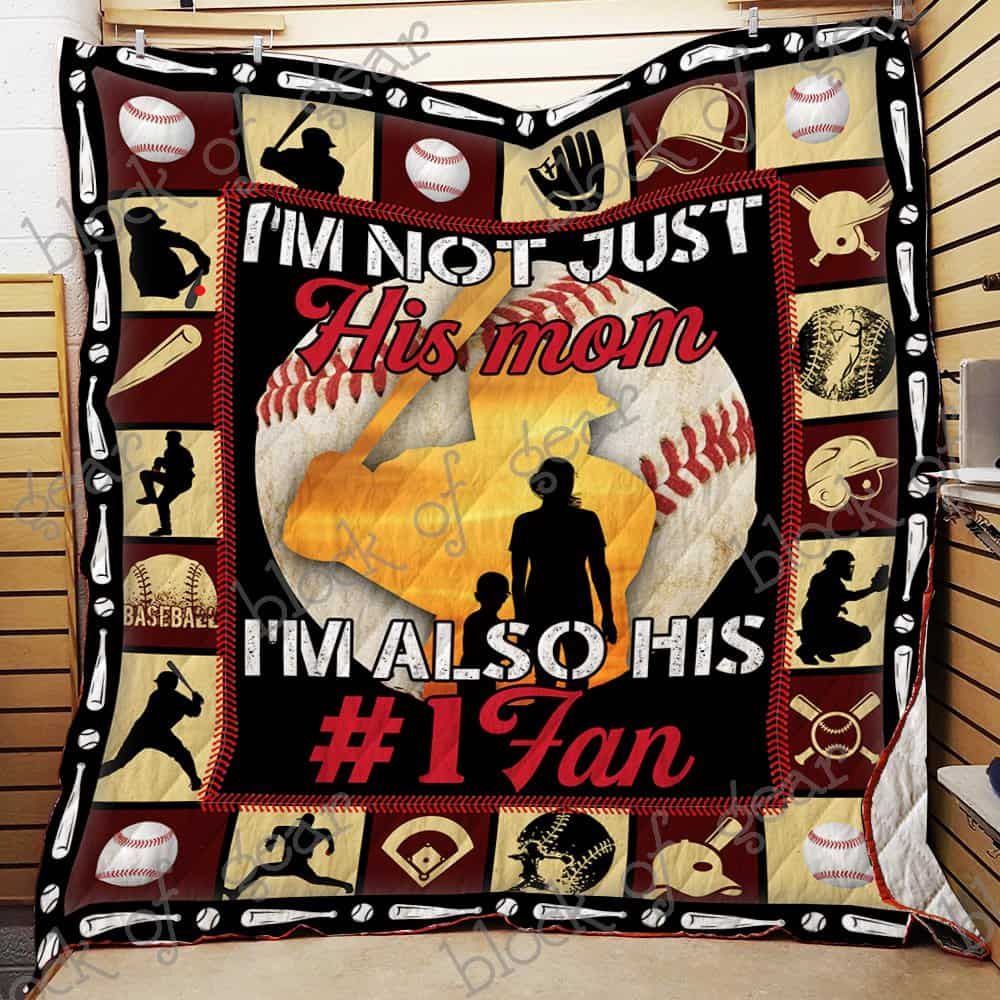 Baseball Mom CL19100090MDQ Quilt Blanket