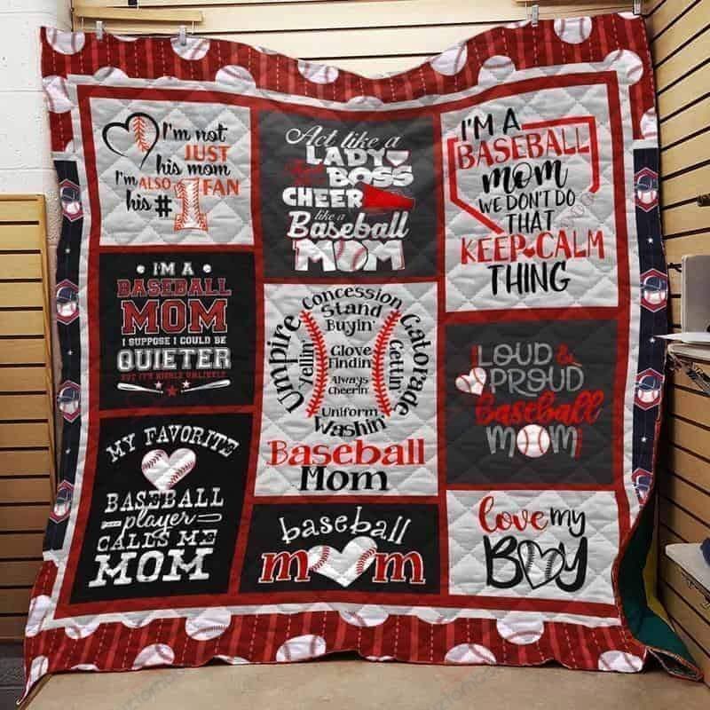 Baseball Mom LD1009003CL Quilt Blanket