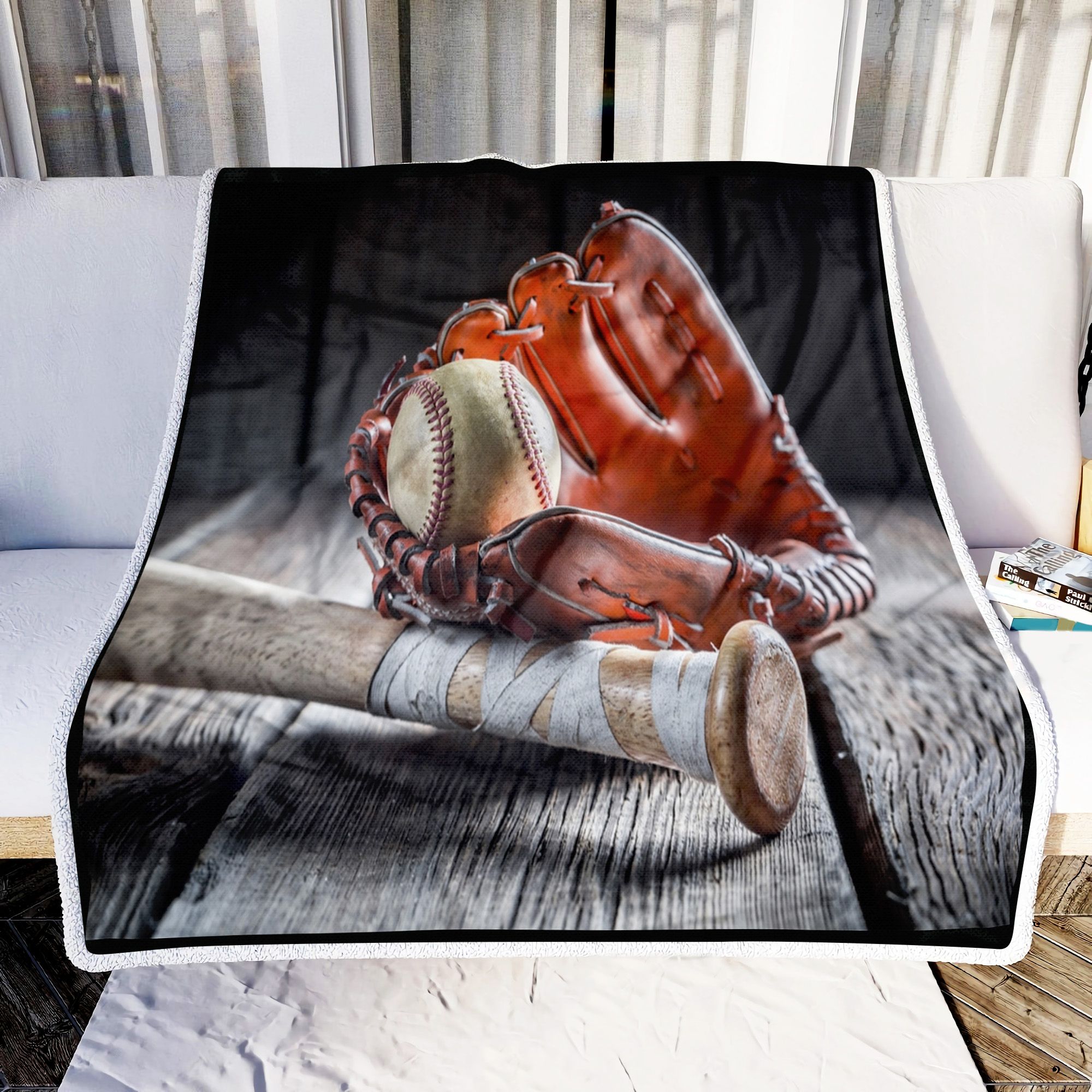 Baseball Fleece Blanket