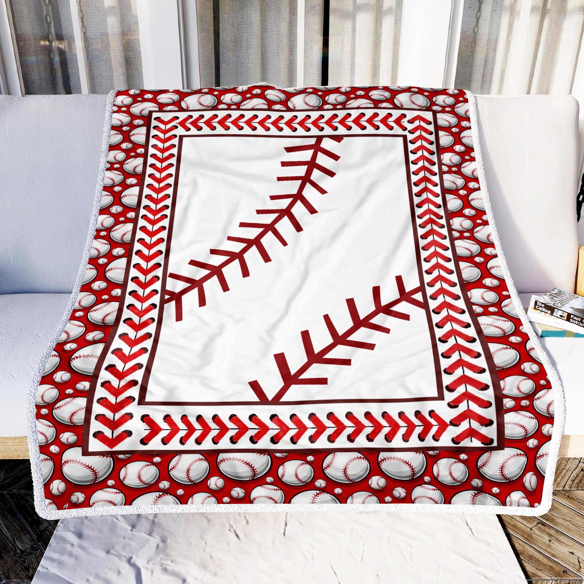Baseball Fleece Blanket