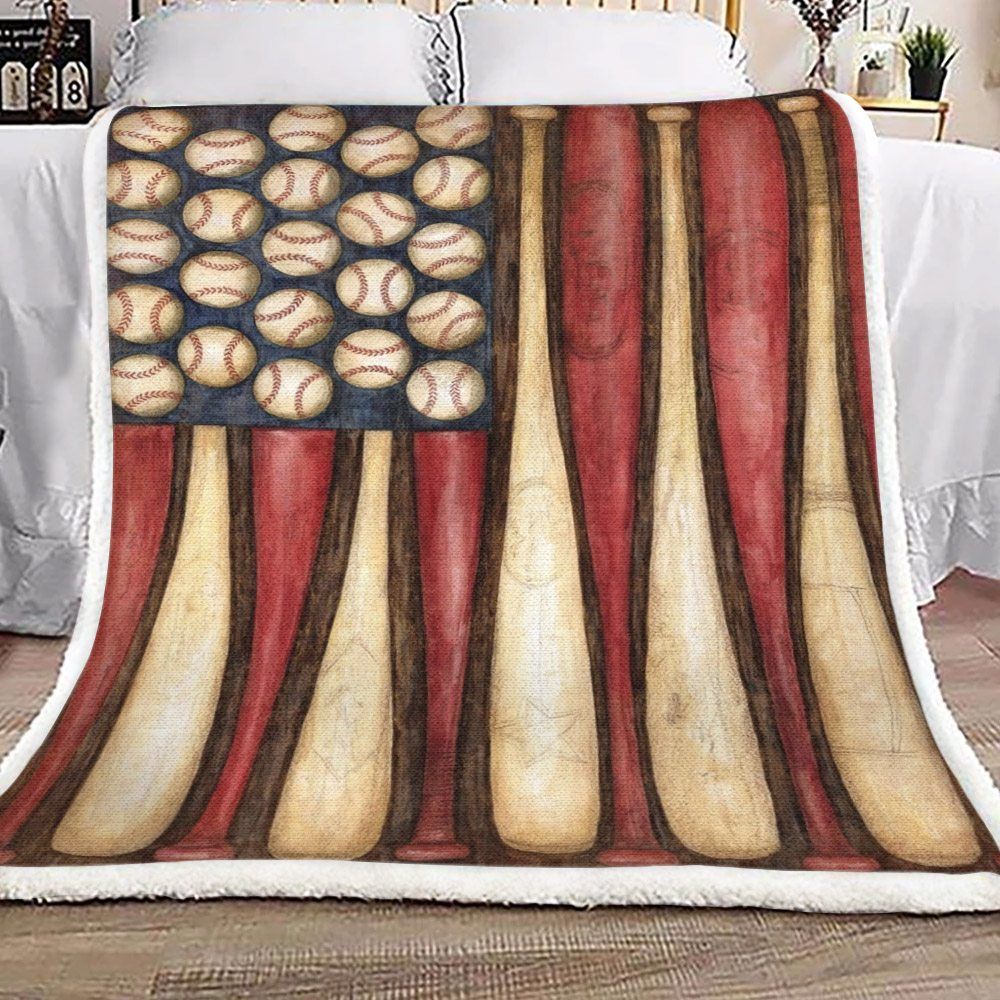 Baseball Sherpa Fleece