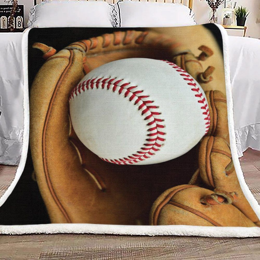 Baseball Sherpa Fleece