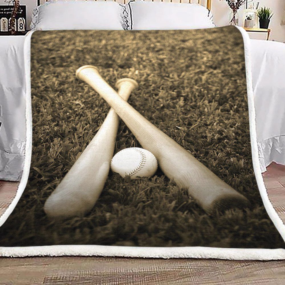 Baseball Sherpa Fleece