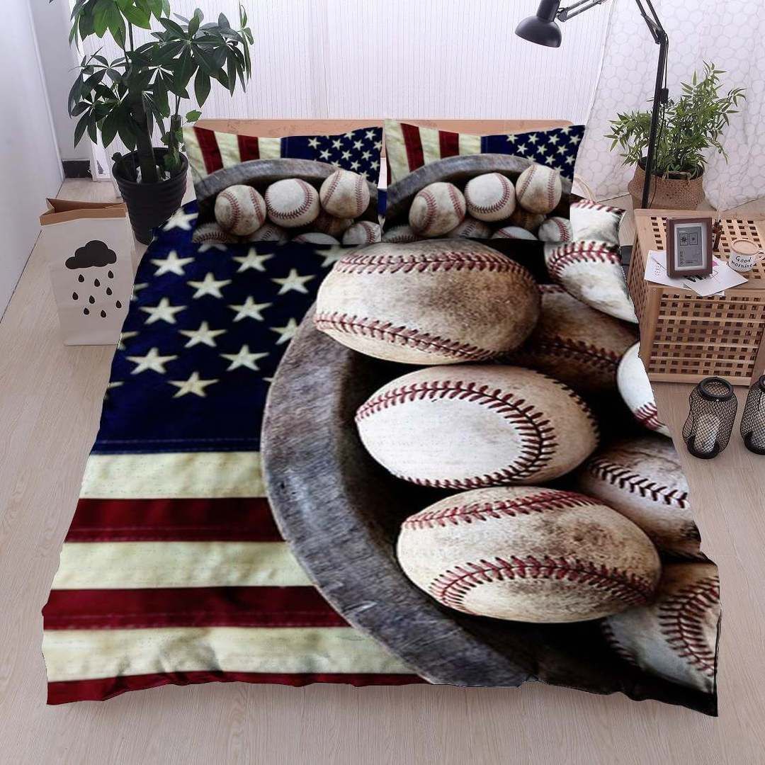 Baseball Cotton Bed Sheets Spread Comforter Duvet Cover Cotton Bed Sheets Spread Comforter Bedding Set