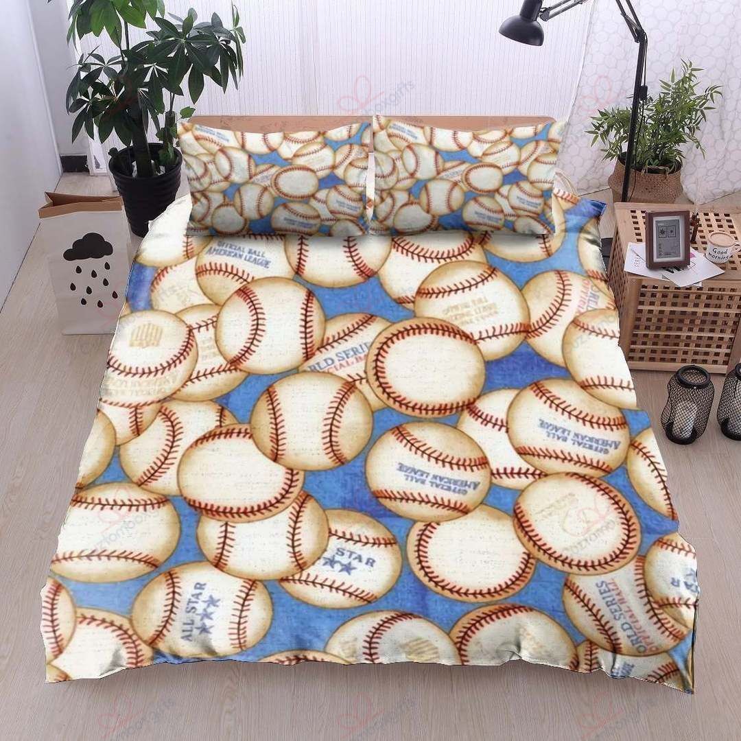 Baseball Pattern Printed Bedding Set