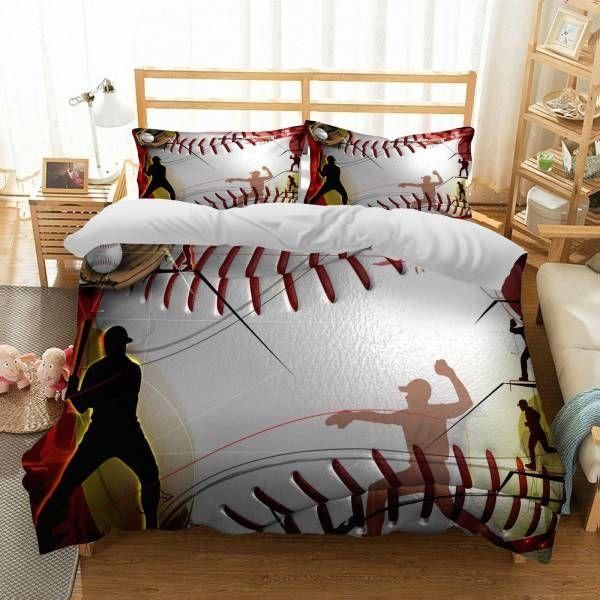 Baseball Practising To Reach Your Dream Bedding Set