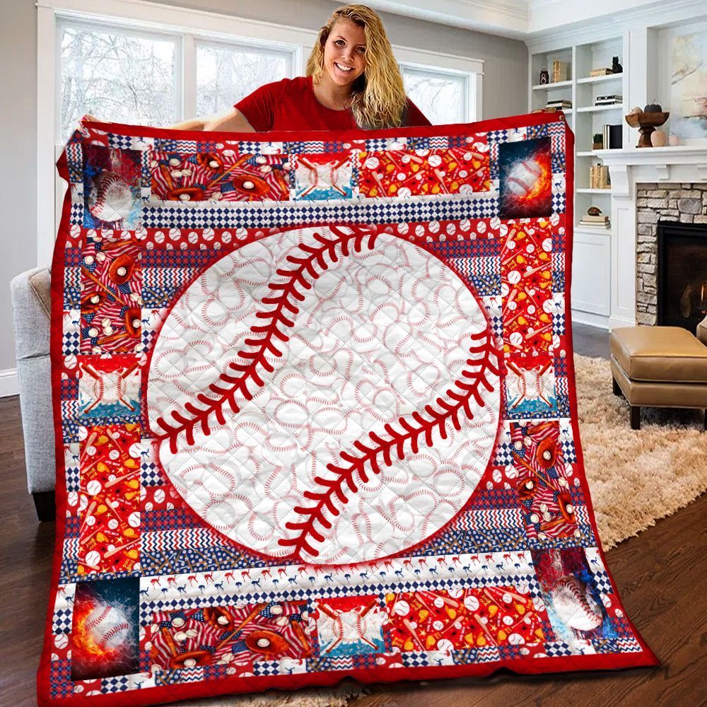 Baseball Quilt Blanket BBB0505206SM