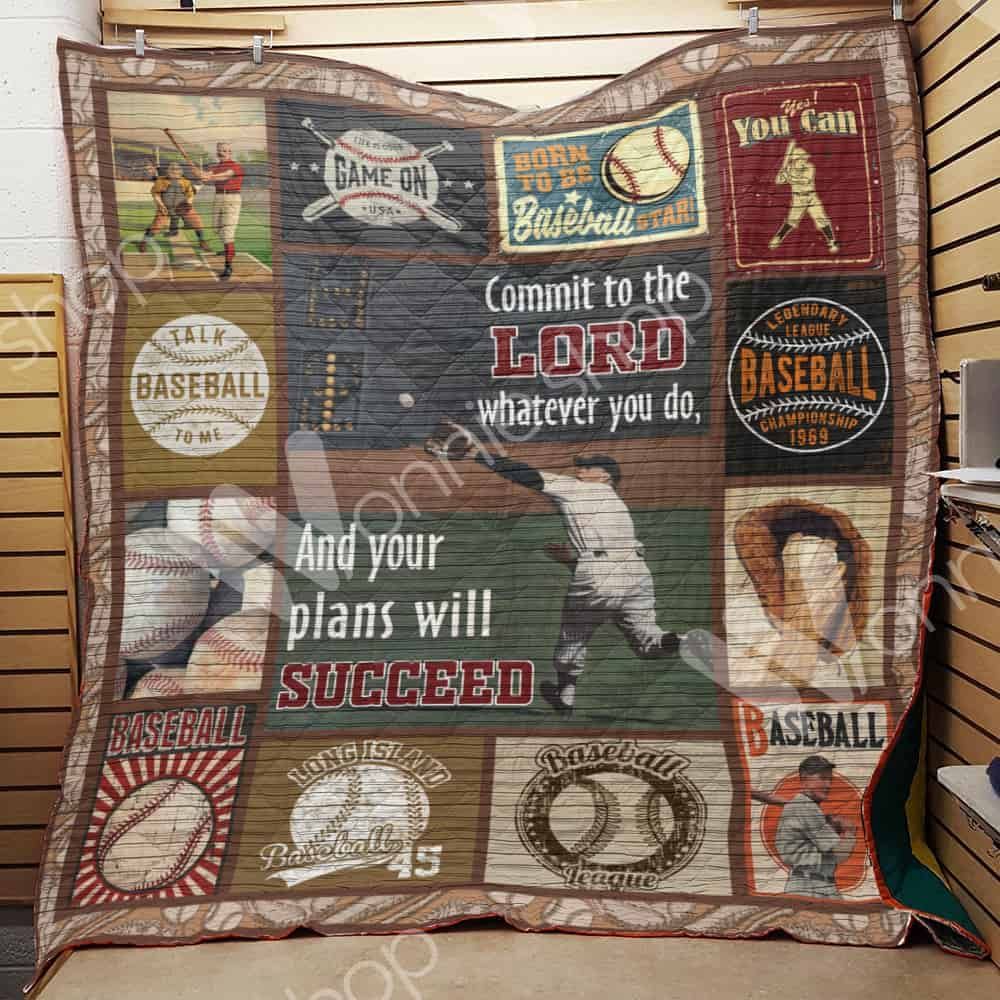 Baseball Quilt Blanket DHC1102634TD