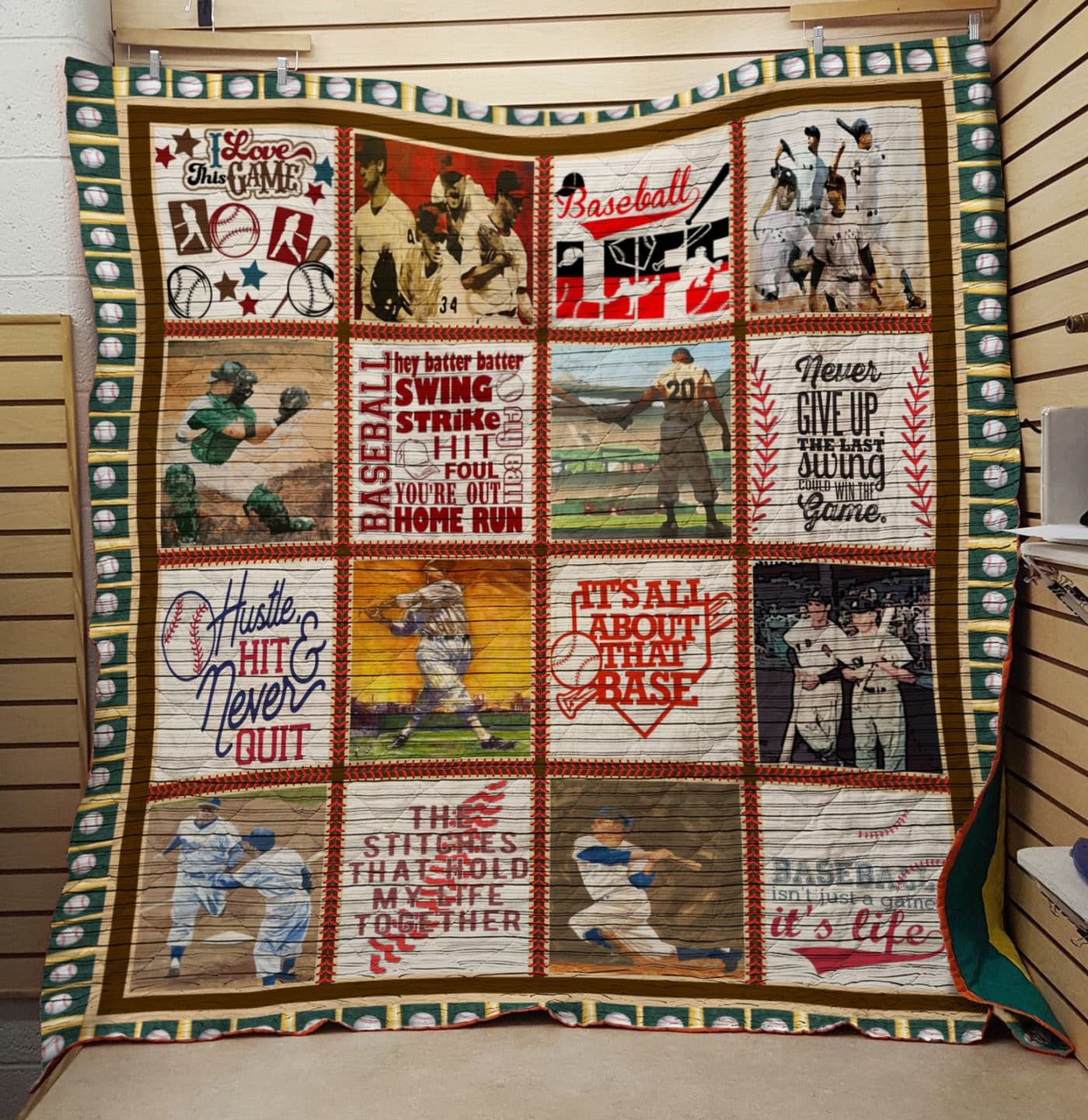 Baseball Quilt Blanket DHC13121909VT