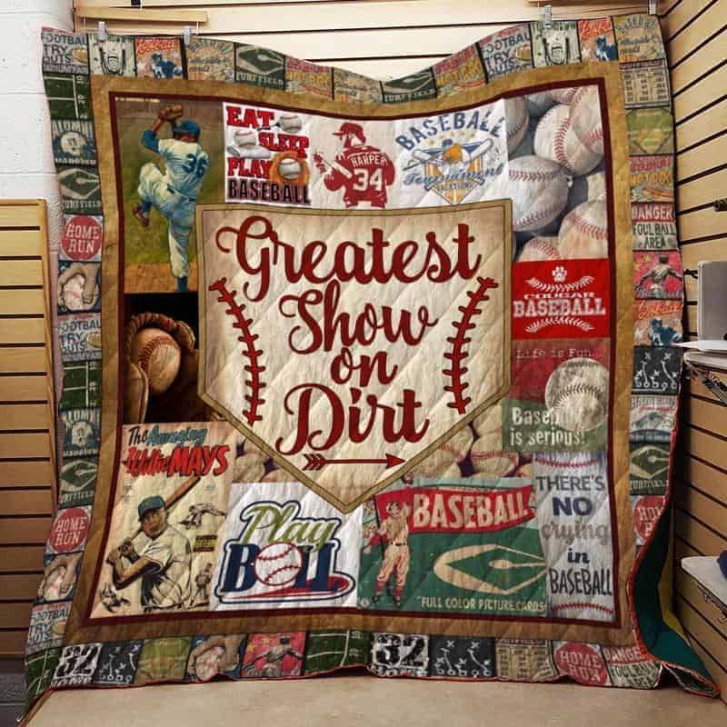 Baseball Quilt Blanket DHC13123788VT