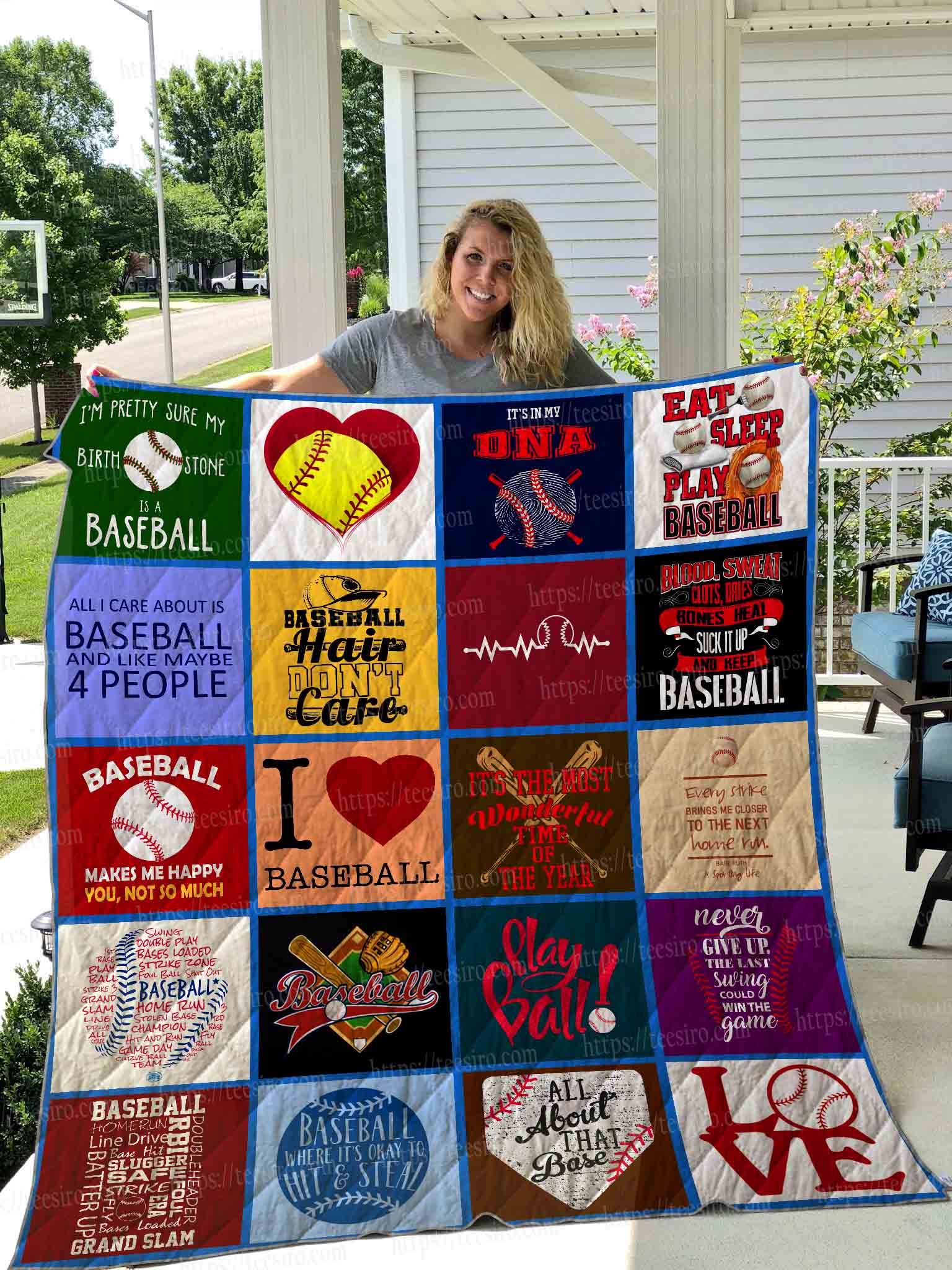 Baseball Quilt Blanket DHC1501435VT