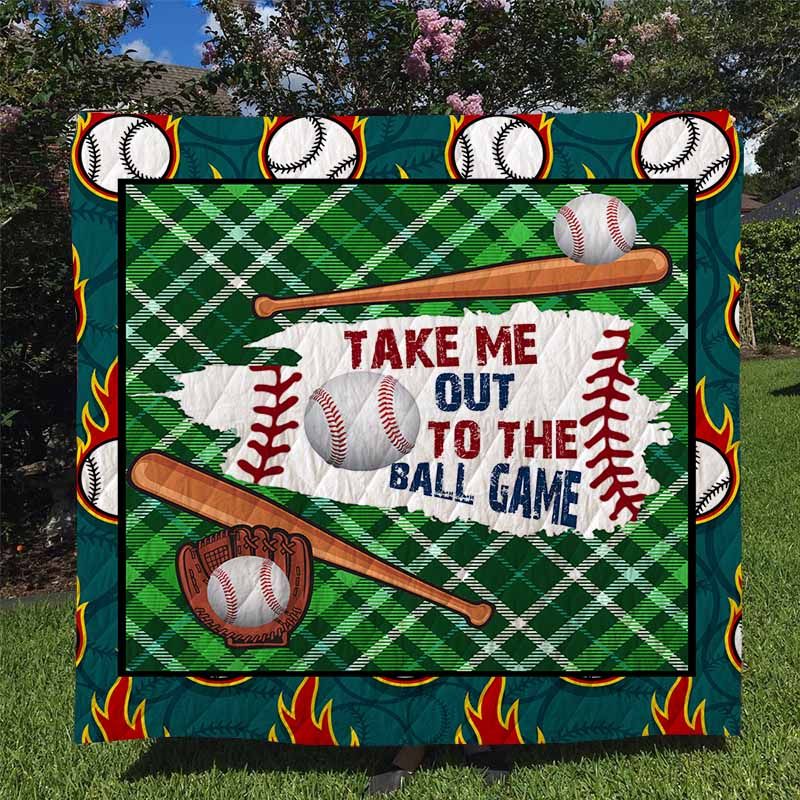 Baseball Quilt Blanket DHC170120749TD