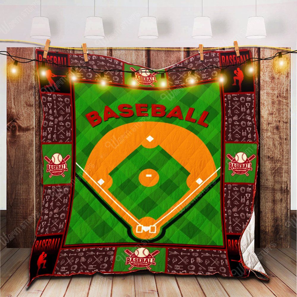 Baseball Quilt Blanket Lp Dhc1312452Dd