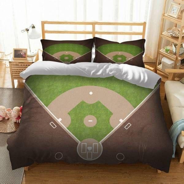 Baseball Stadium Love Sport Bedding Set