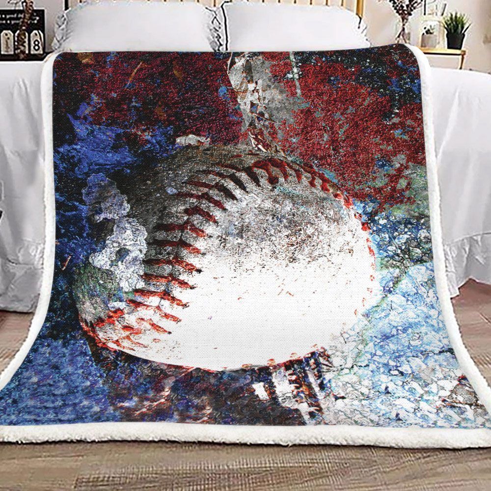 Baseball Sherpa Fleece