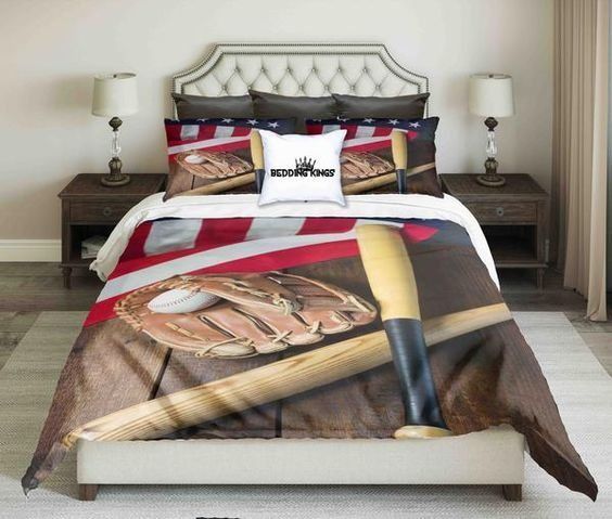 Baseball Tools Bedding Set