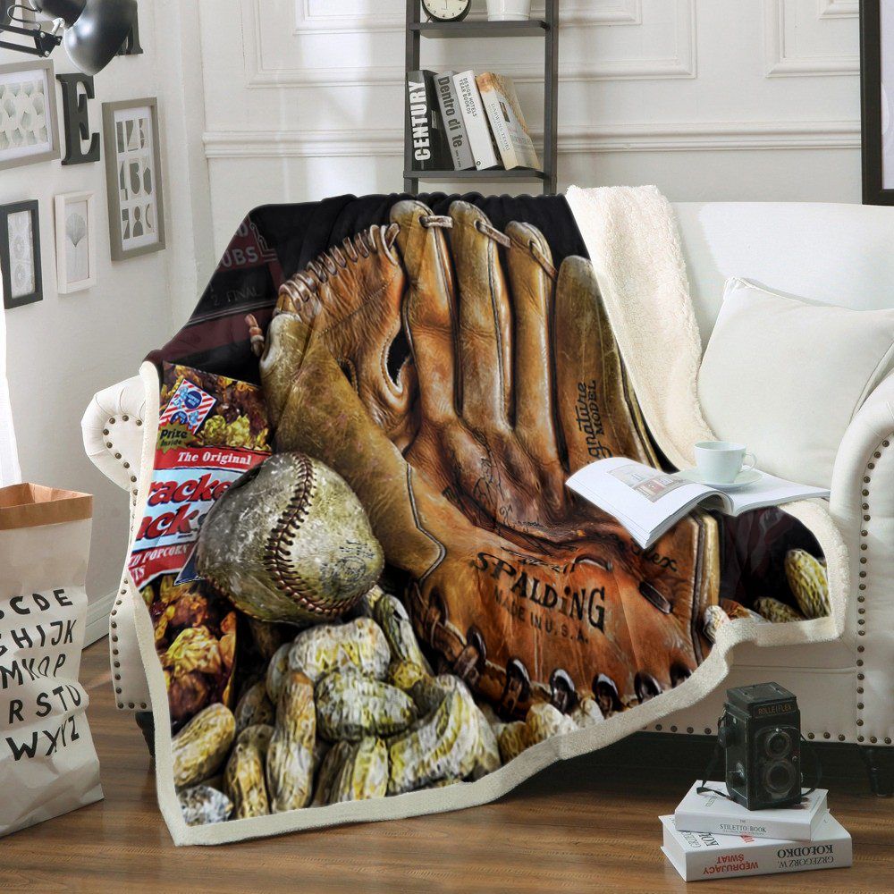 Baseball Sherpa Fleece