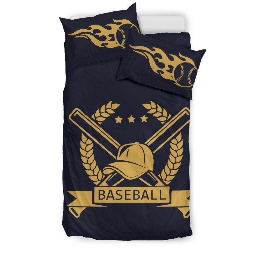 Baseball With Hat Bedding Set