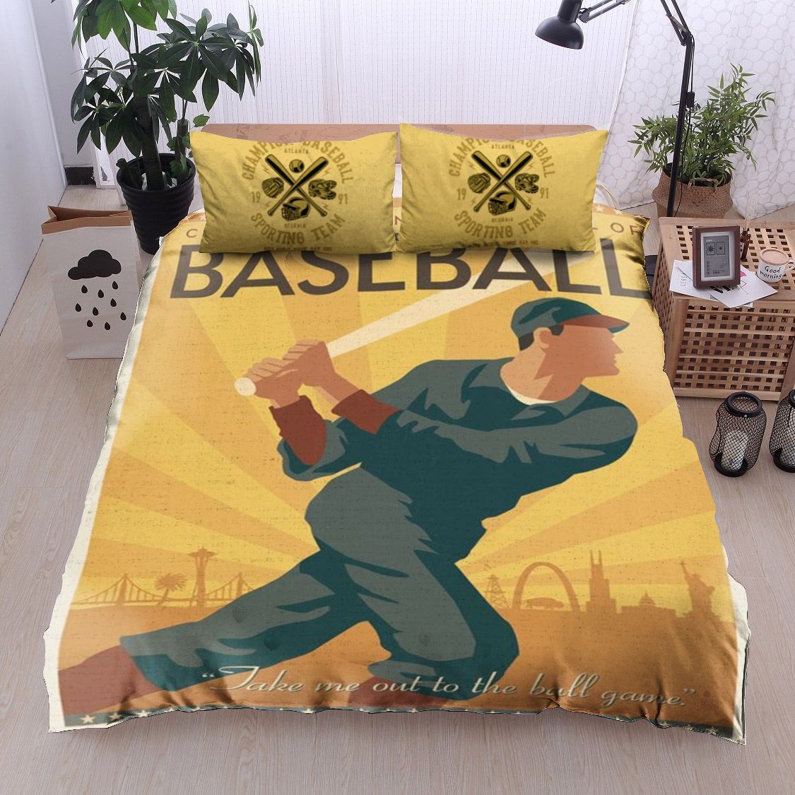 Baseball Bedding Set