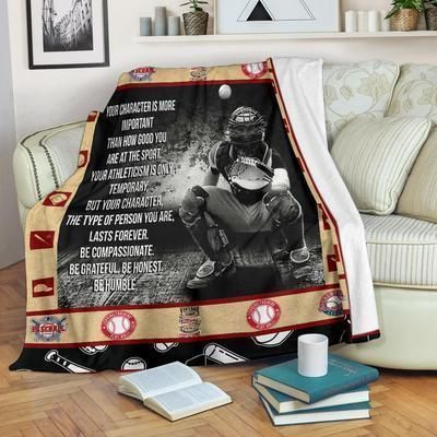 Baseball3 Sherpa Fleece Blanket