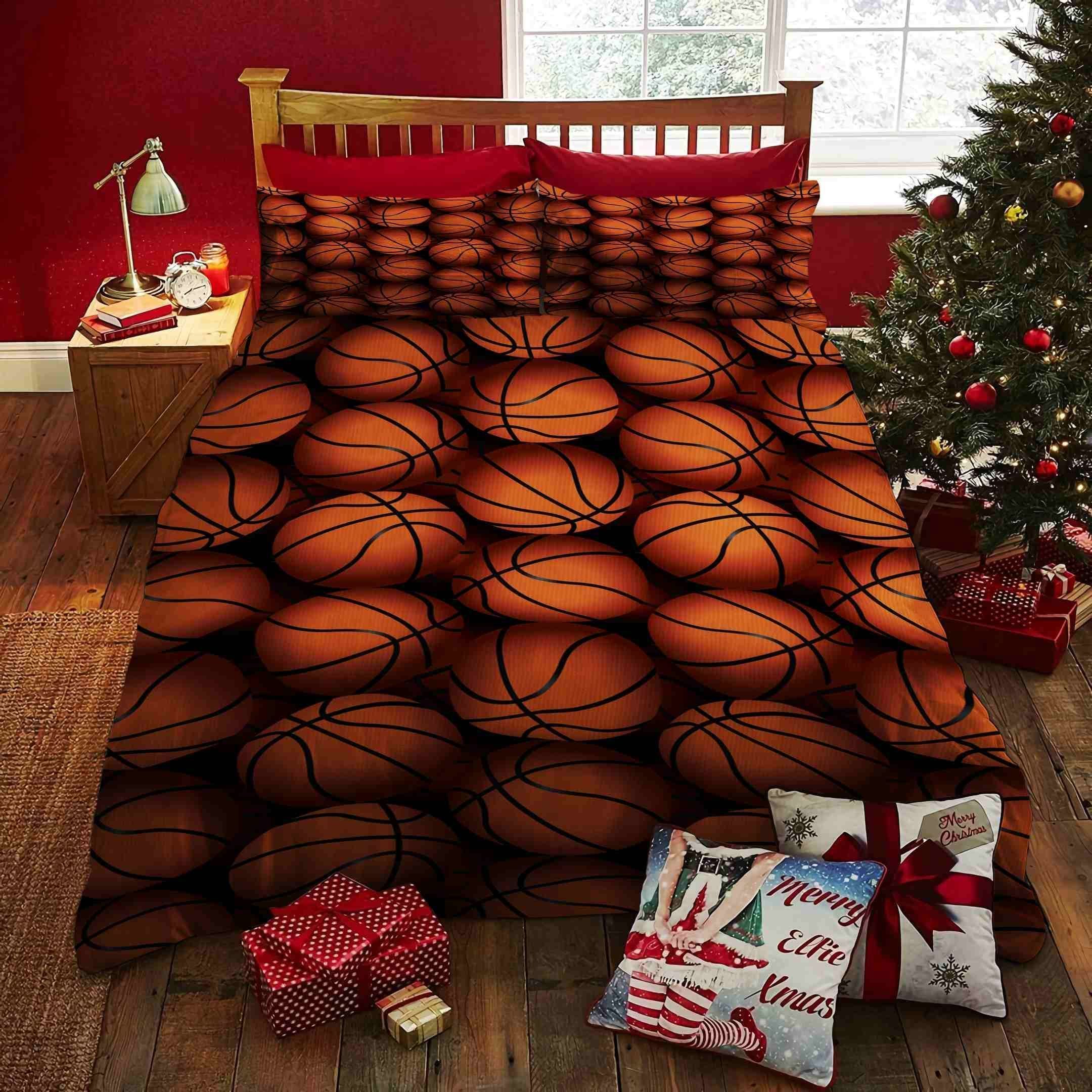 Basketball Balls Bedding Set