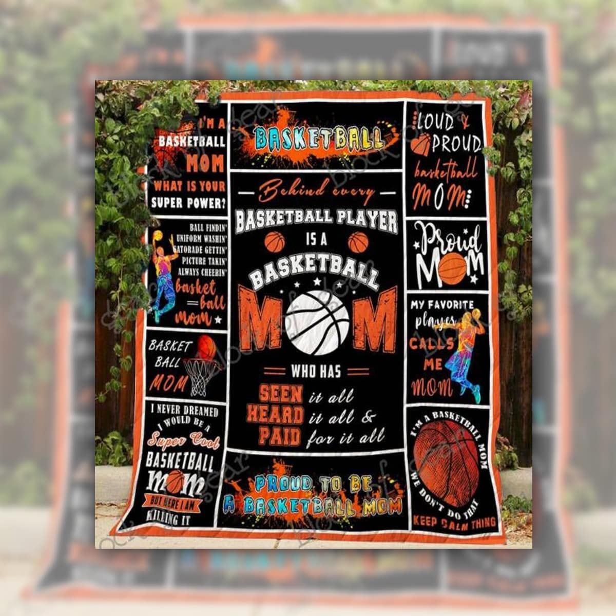 Basketball Basketball Mom Quilt Blanket DHC3112368TD
