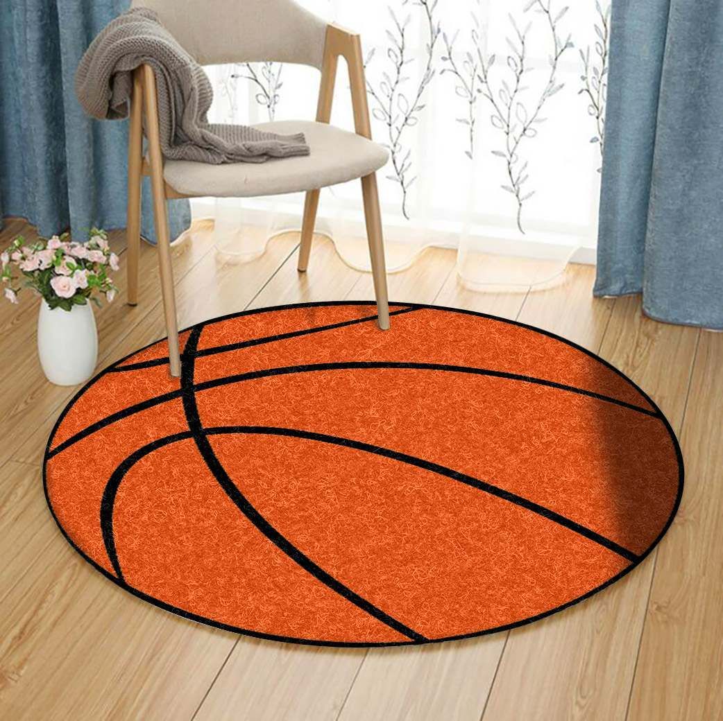 Basketball Round Carpet