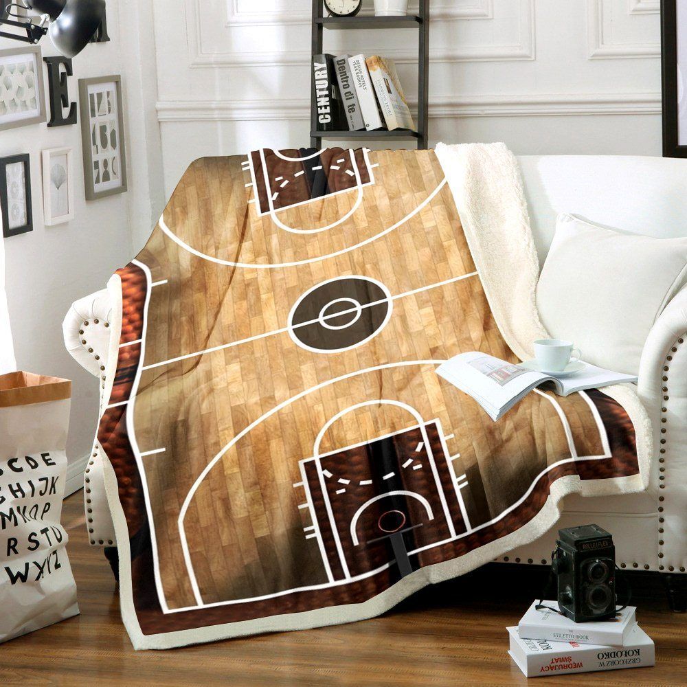 Basketball Sherpa Fleece Blanket