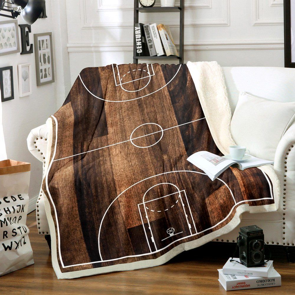 Basketball Sherpa Fleece Blanket