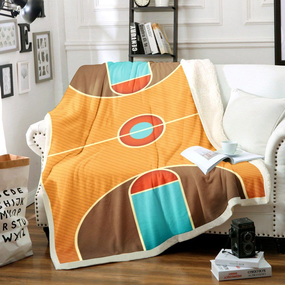 Basketball Sherpa Fleece Blanket