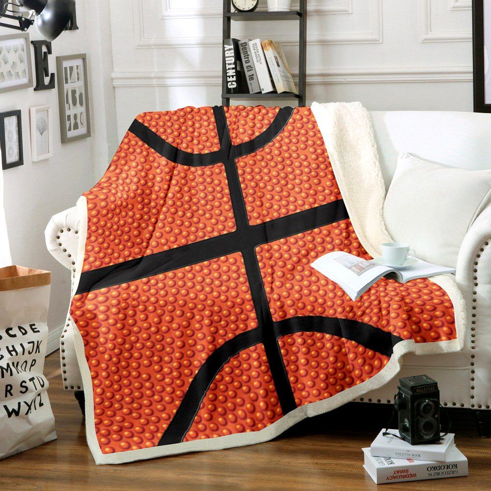 Basketball Sherpa Fleece Blanket