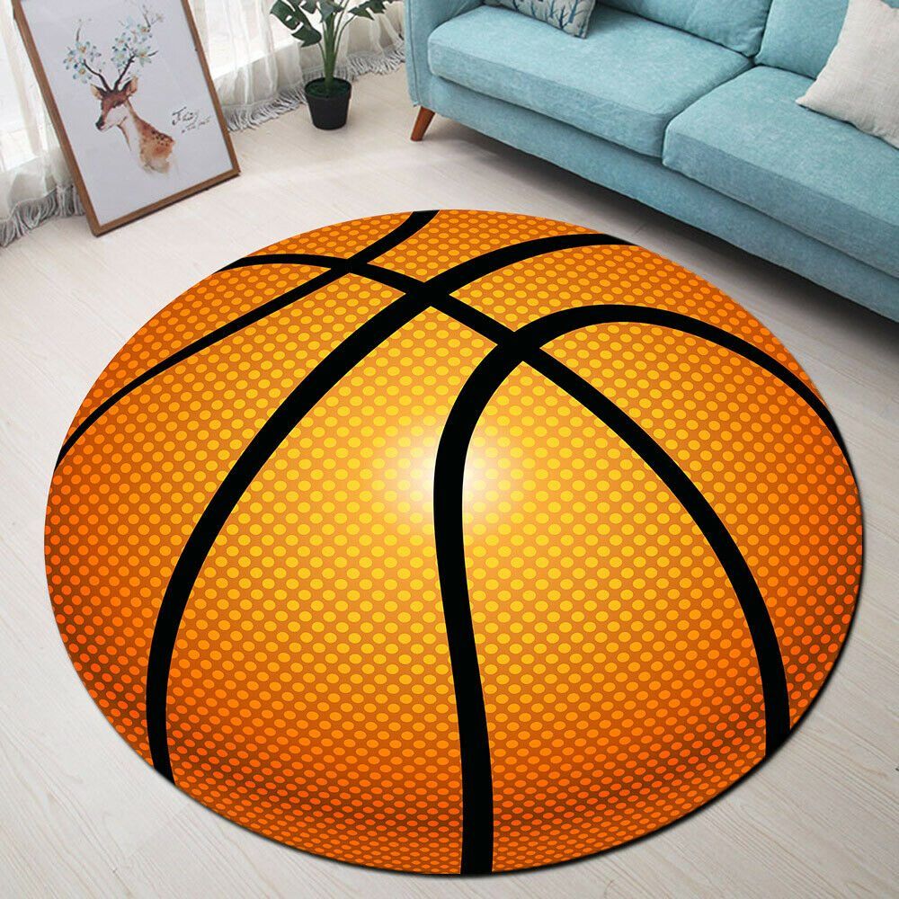 Basketball Round Carpet