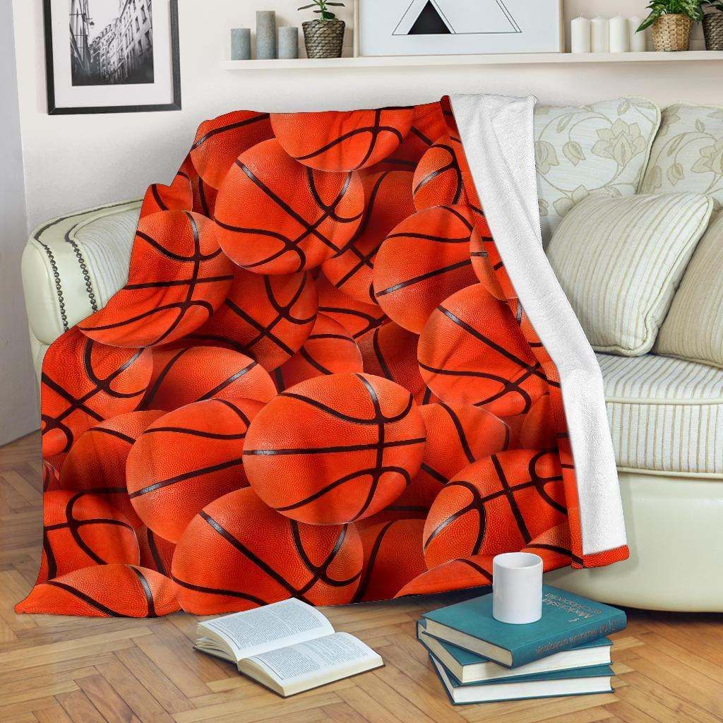 Basketball Sherpa Fleece Blanket