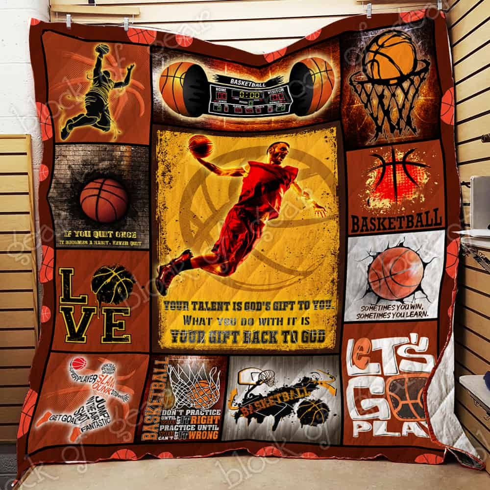 Basketball CL19100095MDQ Quilt Blanket