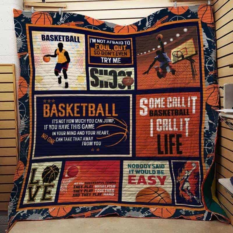 Basketball CLA1610093Q Quilt Blanket