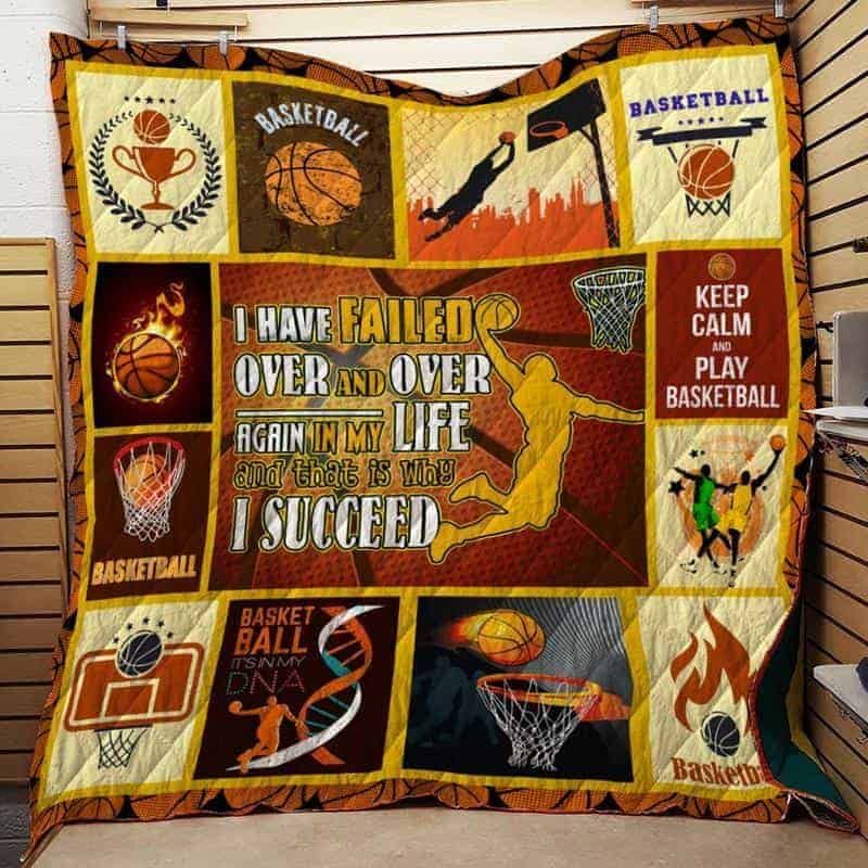 Basketball CLA1610096Q Quilt Blanket