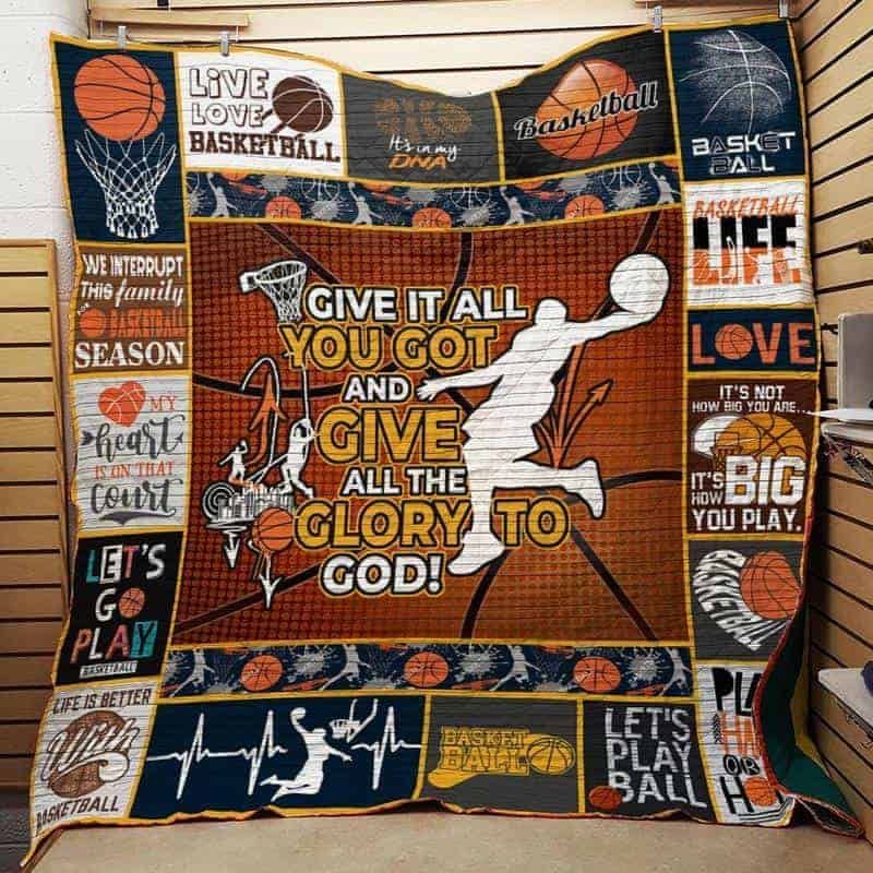 Basketball CLA1610103Q Quilt Blanket