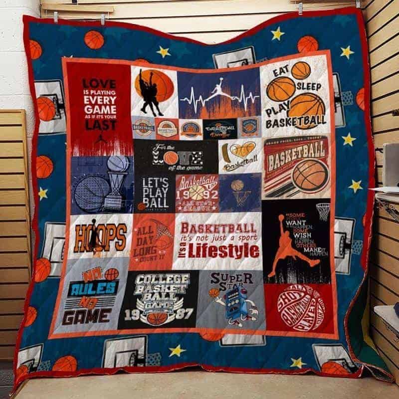 Basketball CLA1610121Q Quilt Blanket